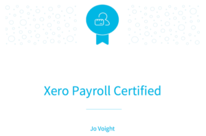 Jo Voight Xero Payroll Certified